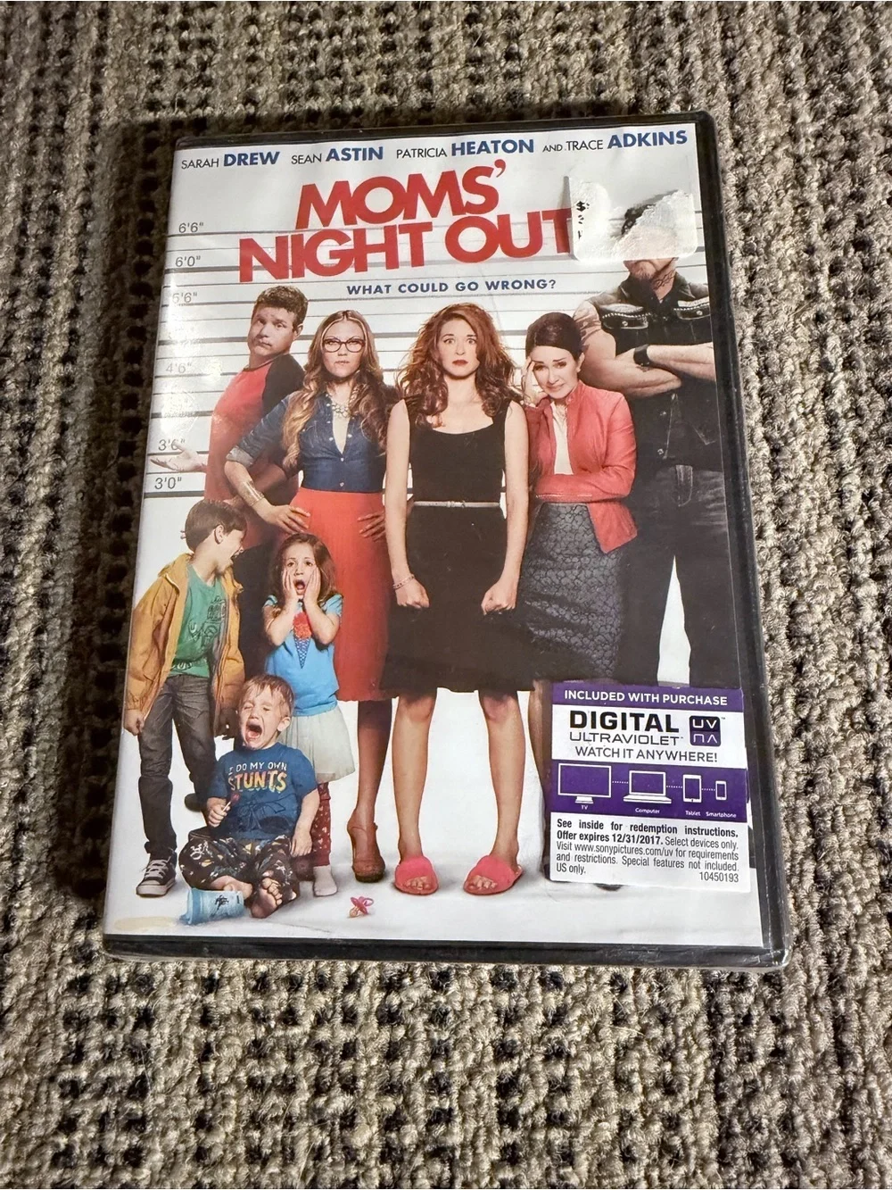 Sony Moms' Night Out DVD White Red Black Cover
